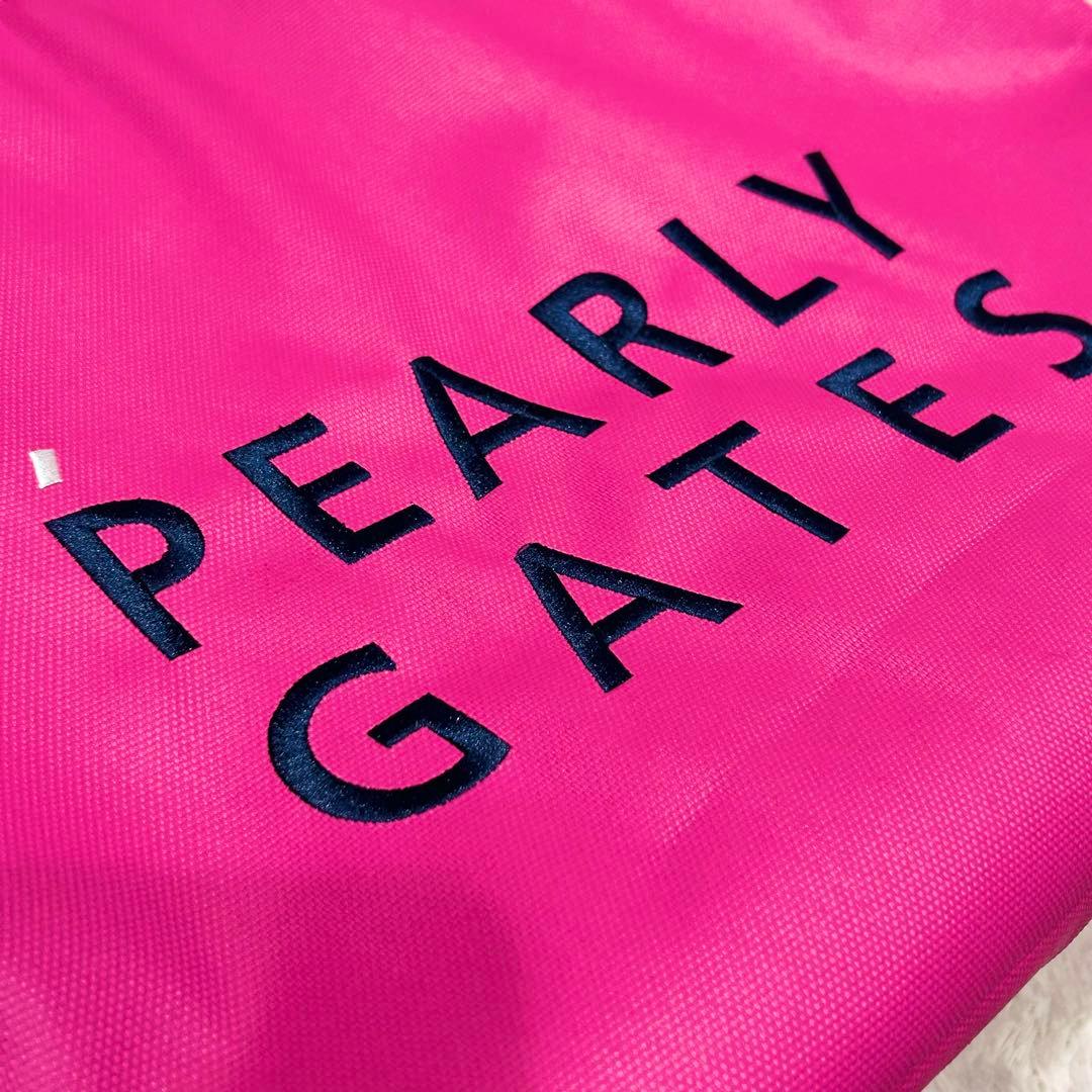 極美品 PEARLY GATES ロッカーバッグ ビッグ トートバッグ ピンク