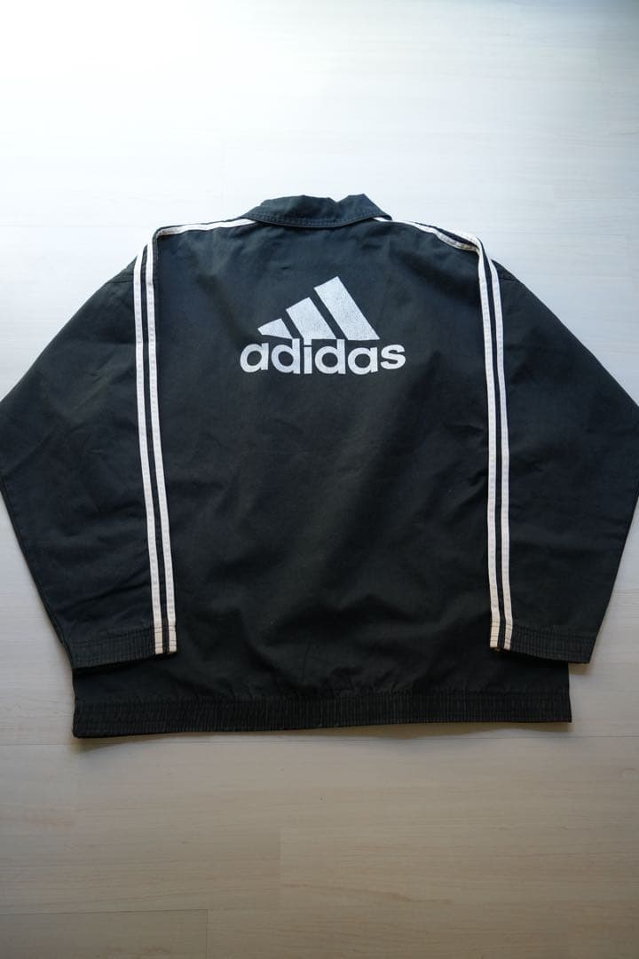90s adidas ブラック プルオーバー　M