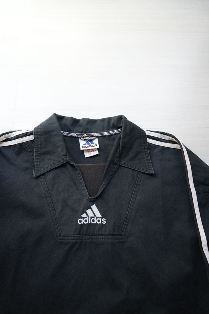 90s adidas ブラック プルオーバー　M