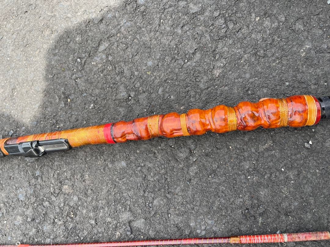【値下】チヌ筏竿　布袋竹　195cm穂先2本付