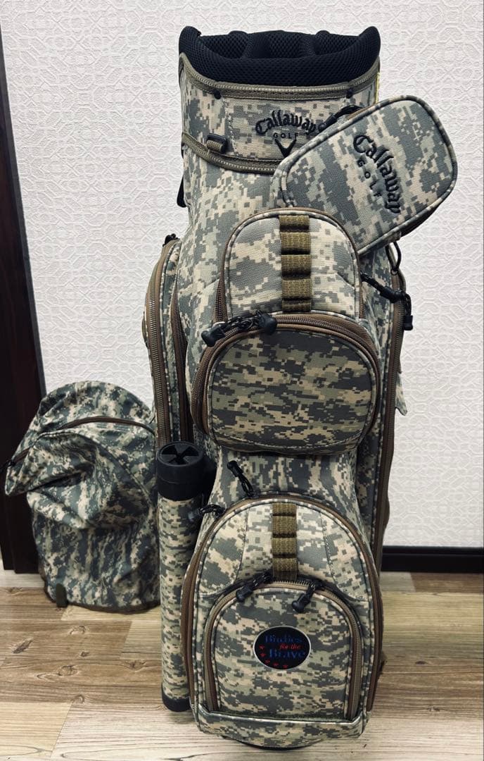超希少！限定品デジタルCallaway 迷彩USA・キャディバッグ