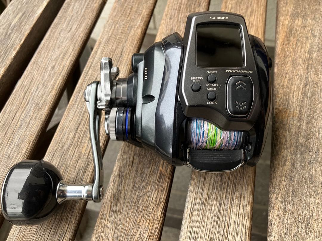 シマノ23フォースマスター601 左ハンドル　巻上距離26.8km 【美品】
