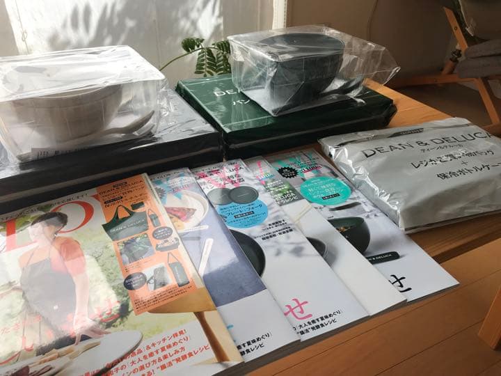 値下げ❣️GLOW ８月号 DEAN&DELUCA 全5セット