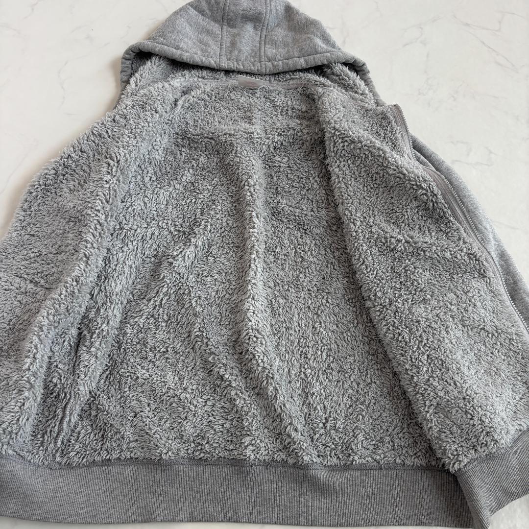 New Balance 裏ボアセットアップ ロゴ グレー L（C875）