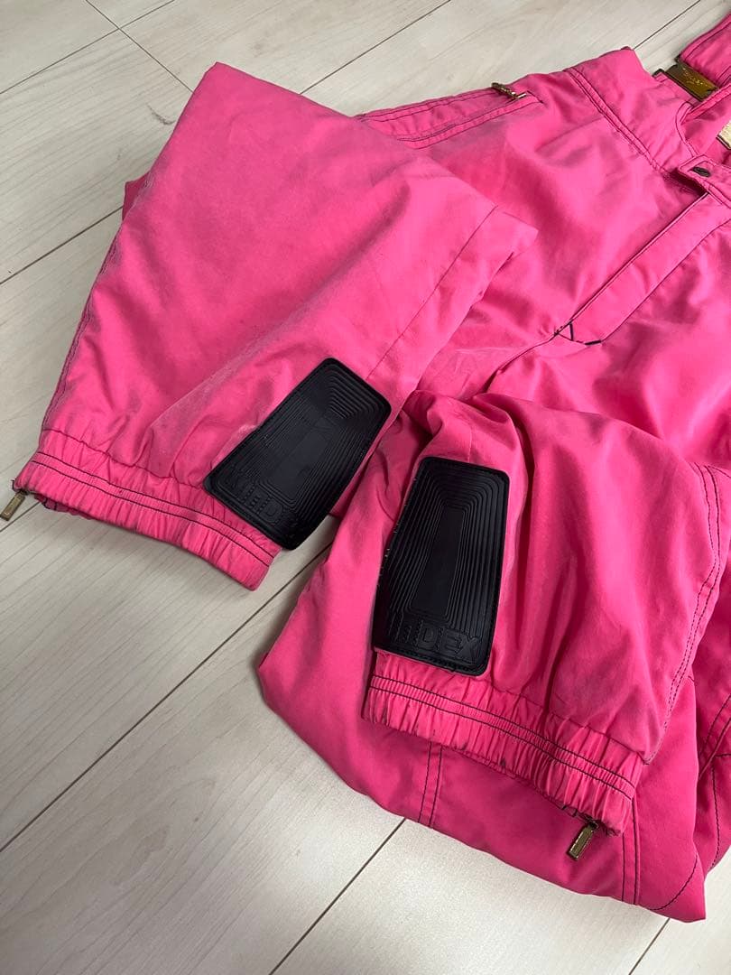 昭和レトロWINDEX ピンク スキーウェアジャケットとつなぎ L