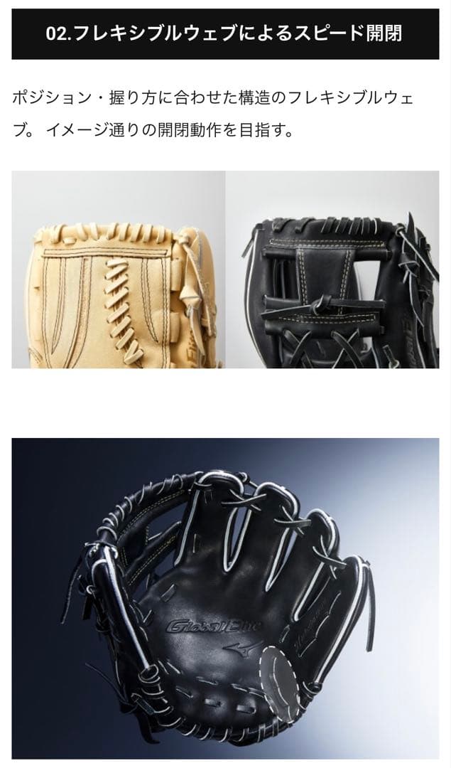 グローバルエリート　野球 硬式グローブ 一般用　大人　右投げ　グラブ　内野手