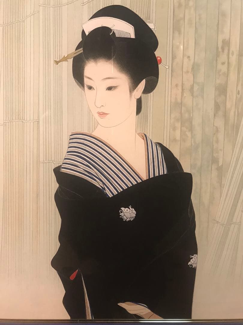 るみさま専用　志村立美「木場(Ⅰ)」シルクスクリーン　サイン・作品証明シール有り