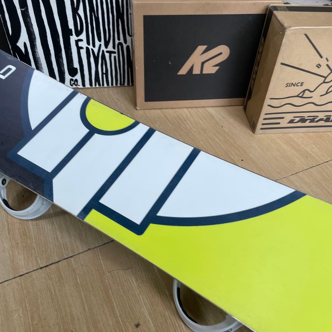 BURTON　バートン　カスタムバインディング付スノーボードセット　CUSTOM