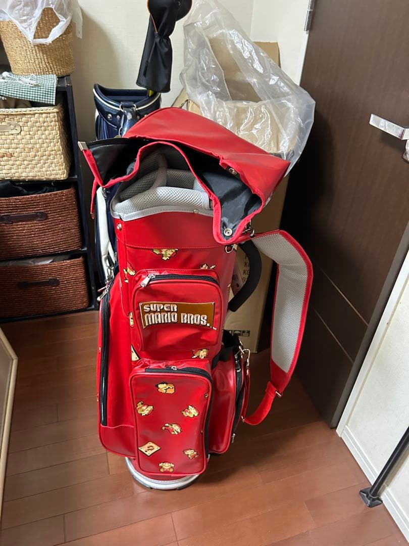 丸　スーパーマリオブラザーズ ゴルフバッグ 新品