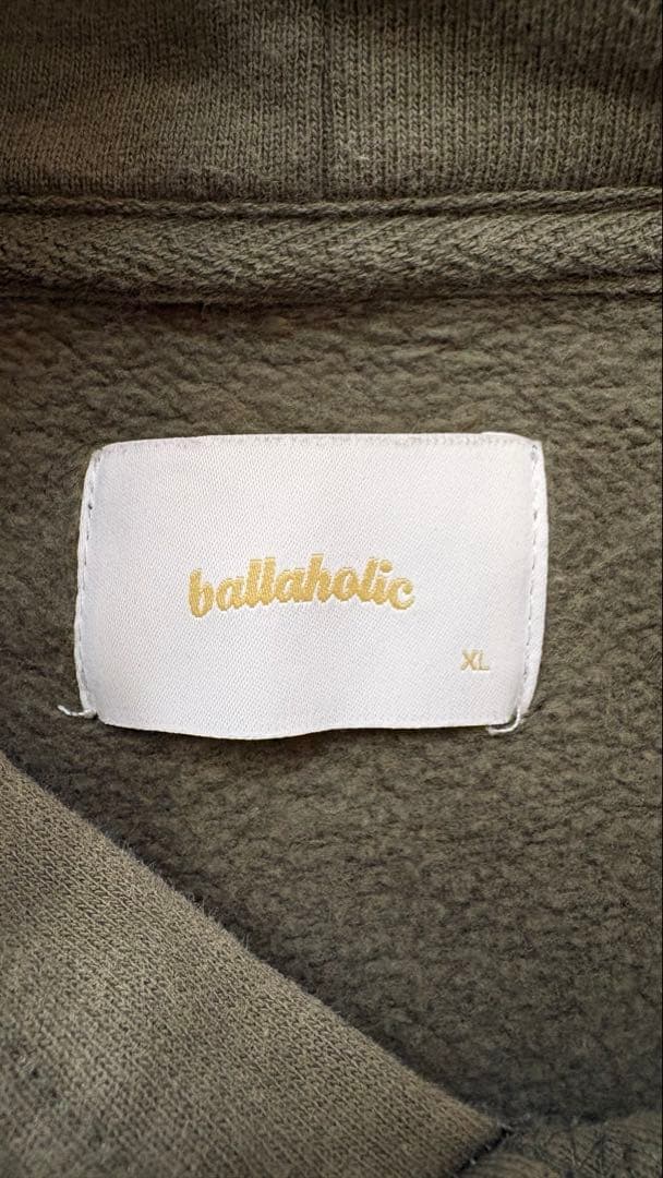 ballaholic sweat hoodie olive XL スウェット