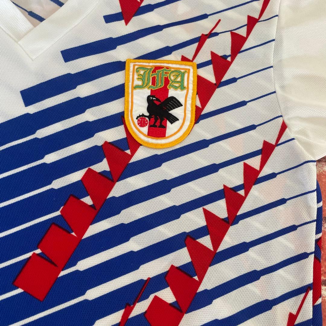 か*し様 1993-1994 日本代表ユニフォームJFA サッカーシャツ ホワイ