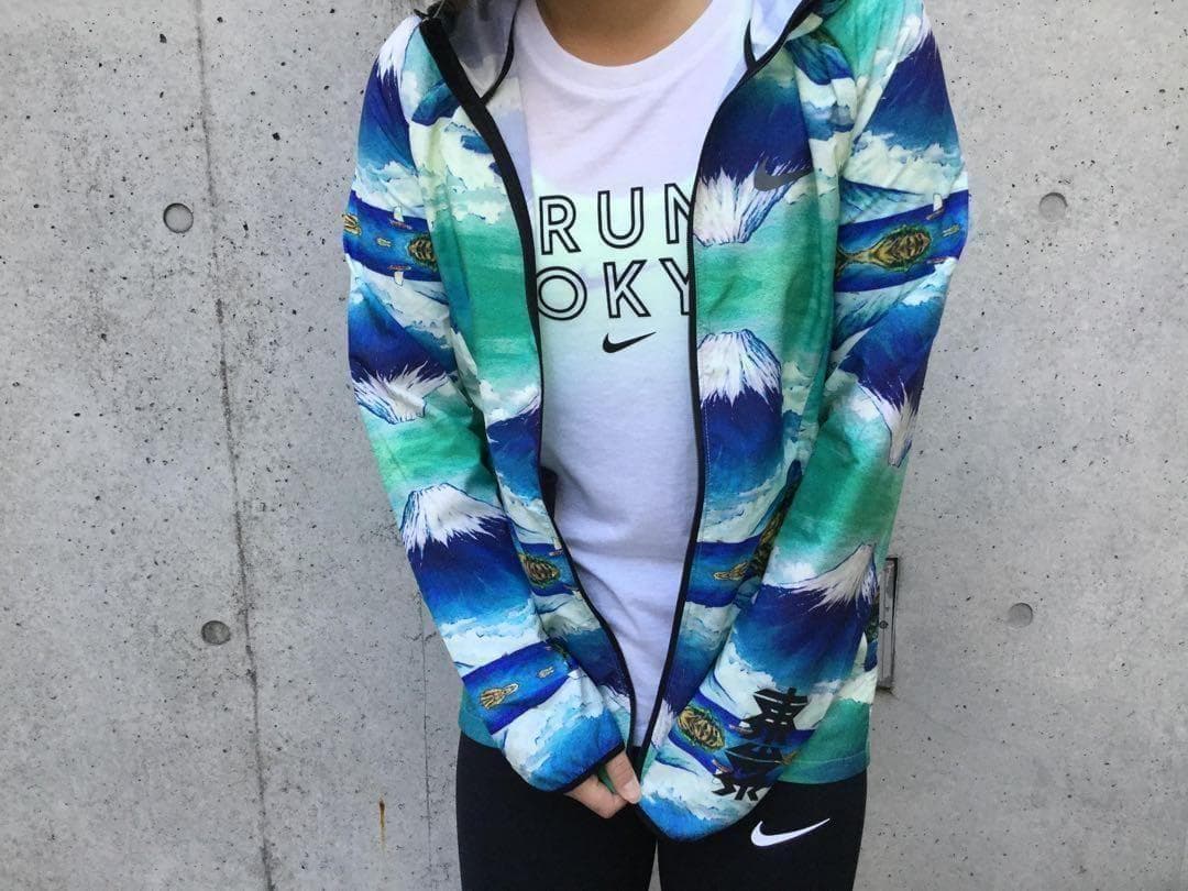 稀少 NIKE RUN 富士山 東京 マラソン 記念 ランニング M 38 F