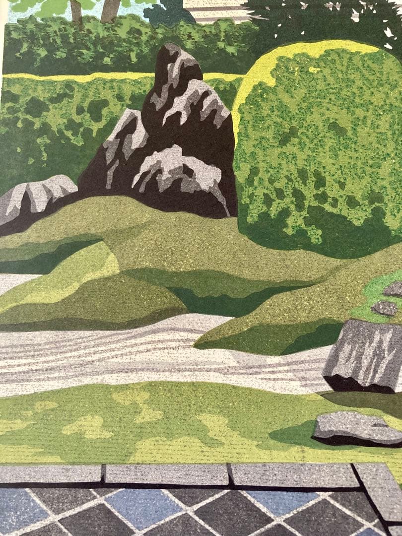 ✨井堂雅夫　『瑞峰院II』　木版画　IDOGREEN✨