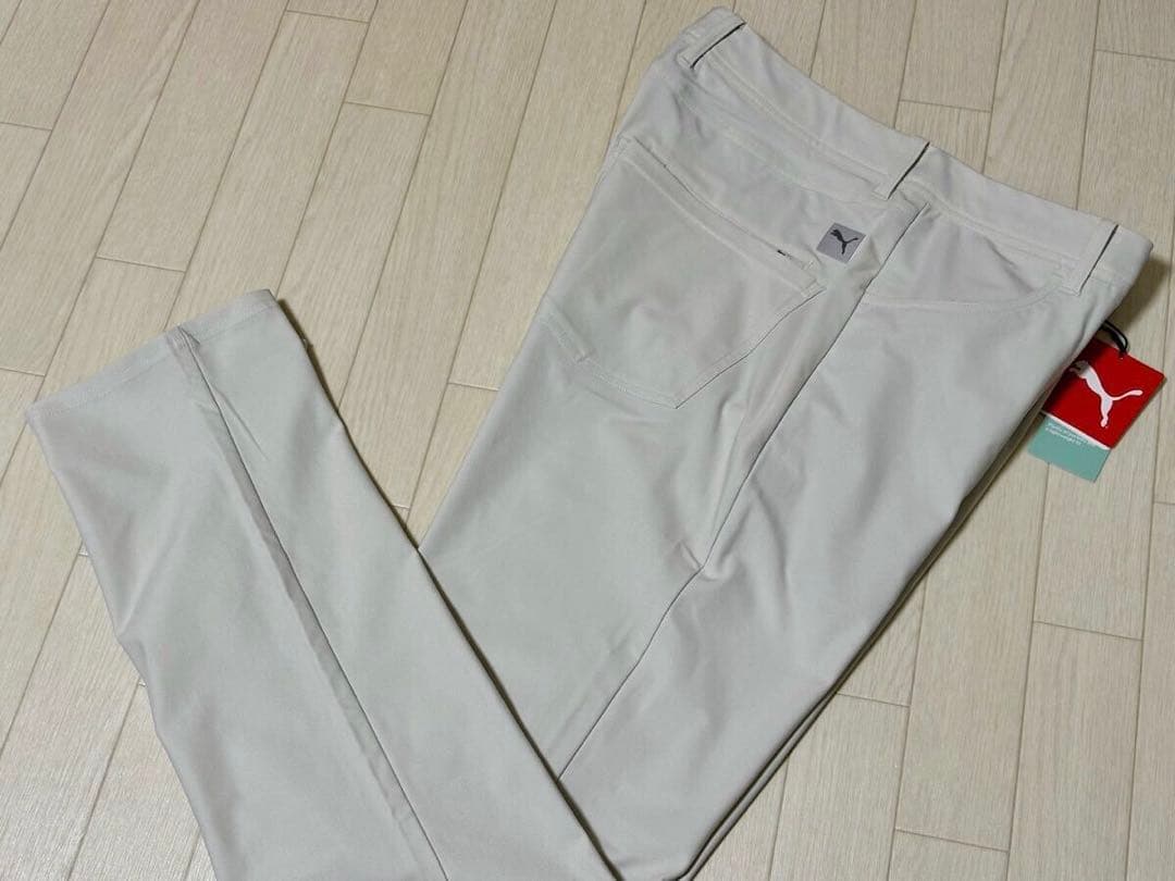 【PUMA GOLF／プーマ】ウエストゴム吸水速乾ストレッチテーパードパンツXL