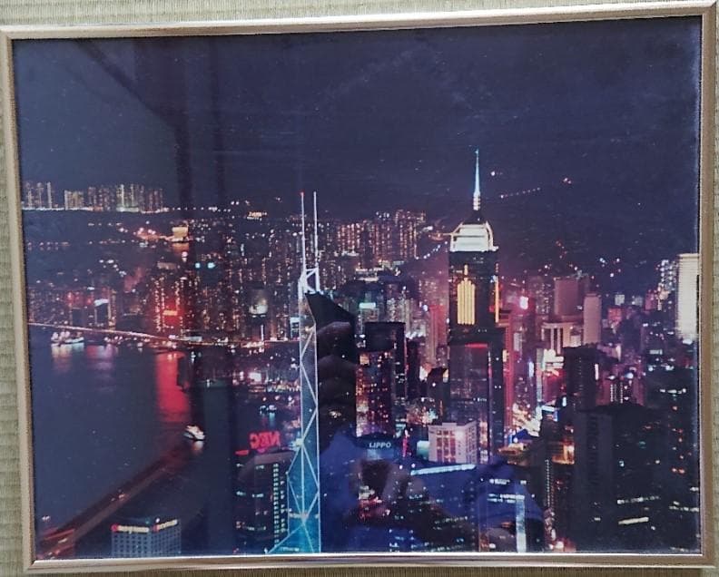 1990年代　返還前香港の景色(額装写真 3点）