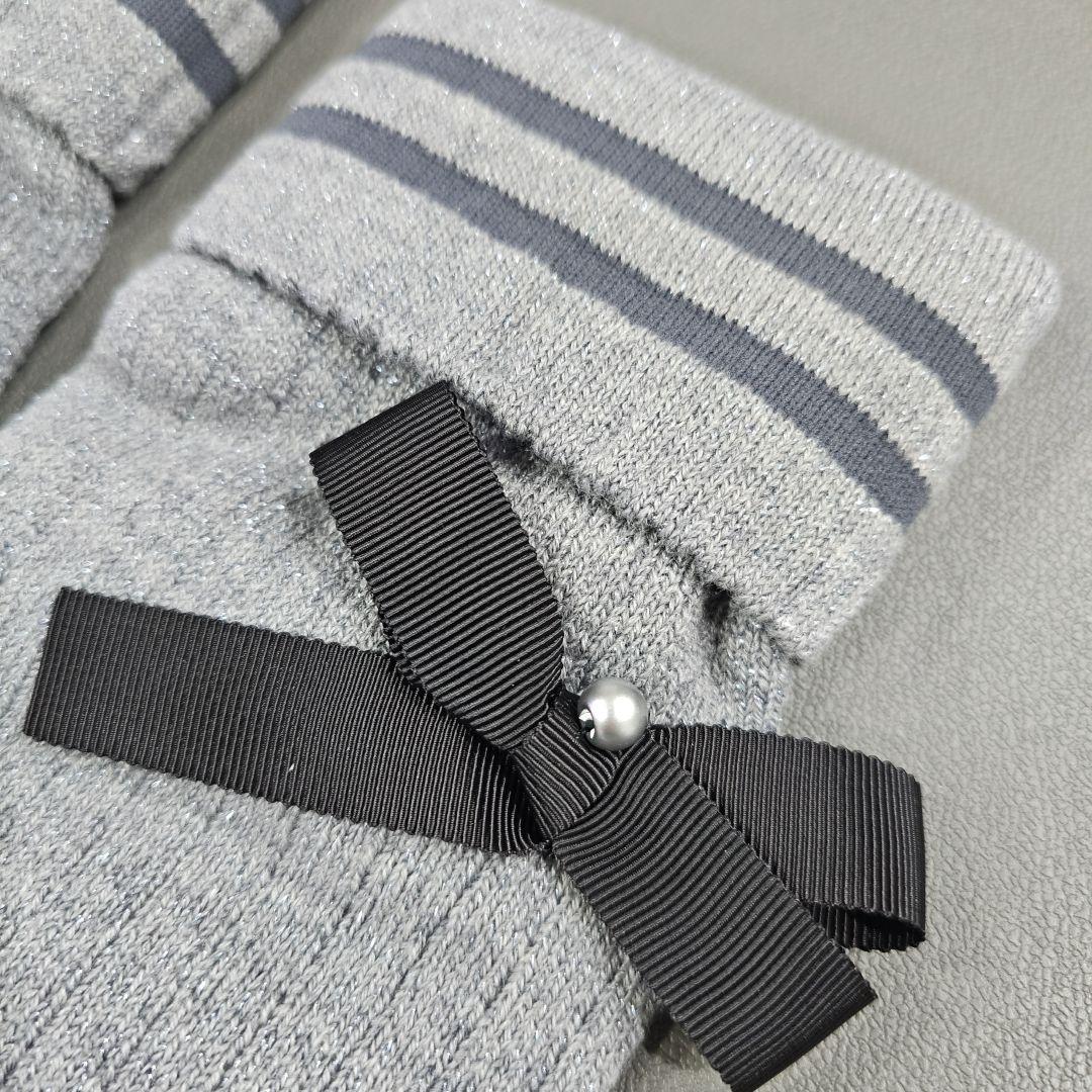 ランバン スポール LANVIN SPORT グレー レッグウォーマー 新品