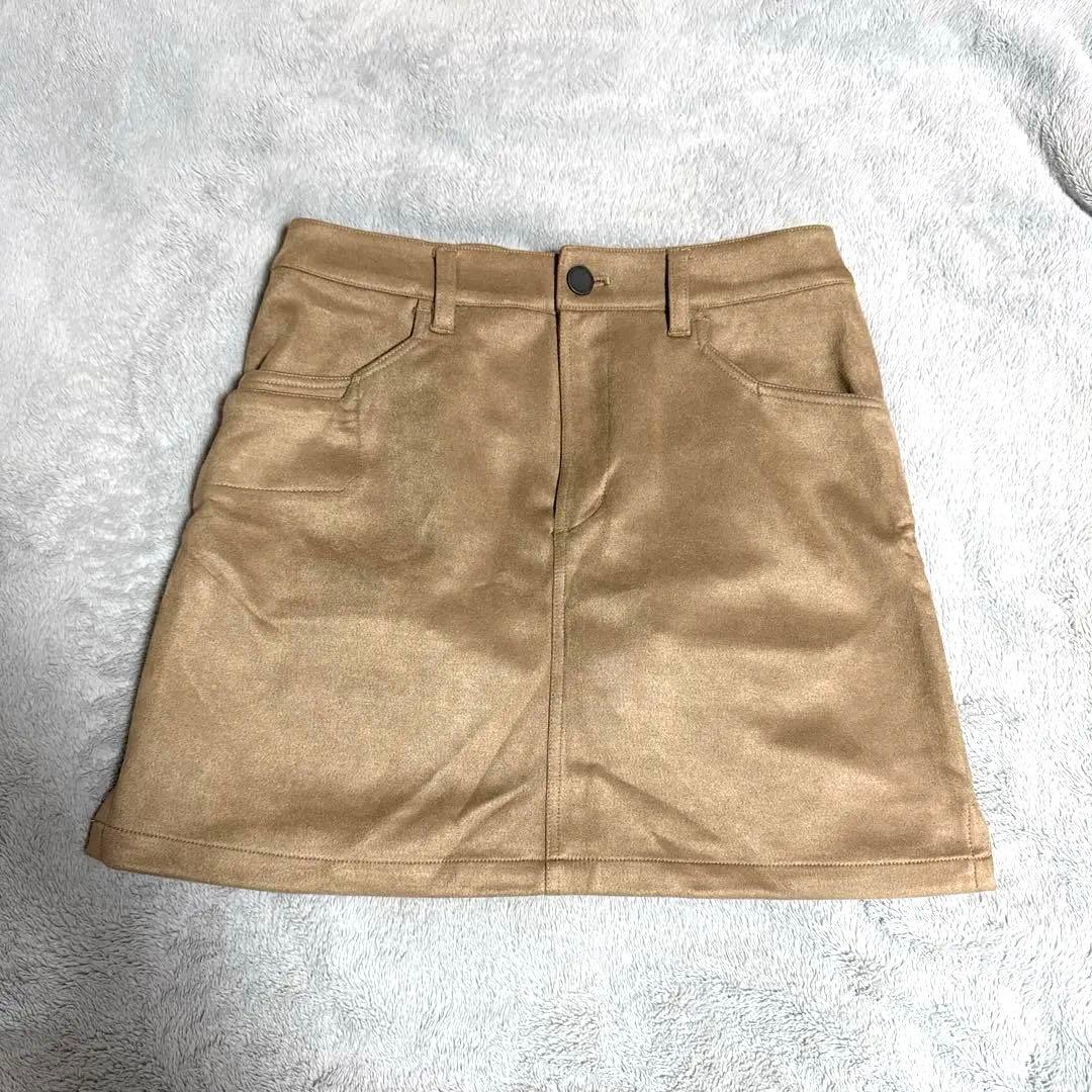 ハローAQUASCUTUM ゴルフ ベージュ スカート 冬