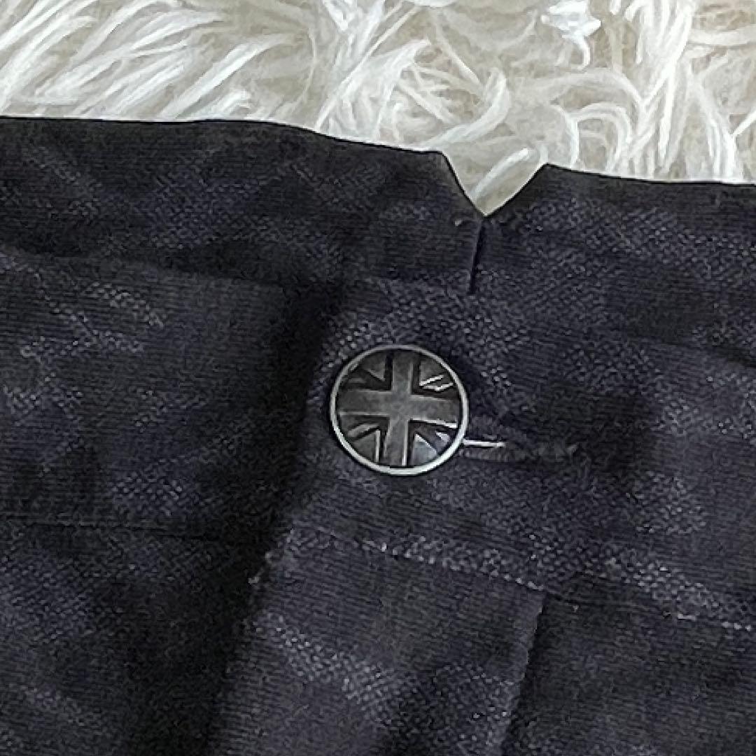 ADMIRAL GOLF パンツ 裏起毛 ストレッチ カモフラ ブラック LL