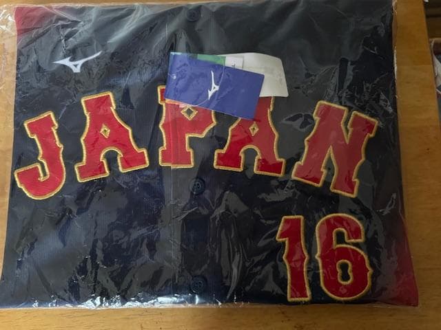 2026 WBC 大谷翔平 ユニフォーム　ホームビジター L　キャップ付き