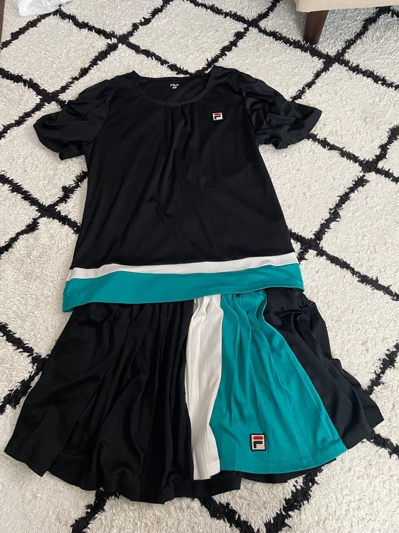 FILA テニスウェア セット 半袖 + スカート