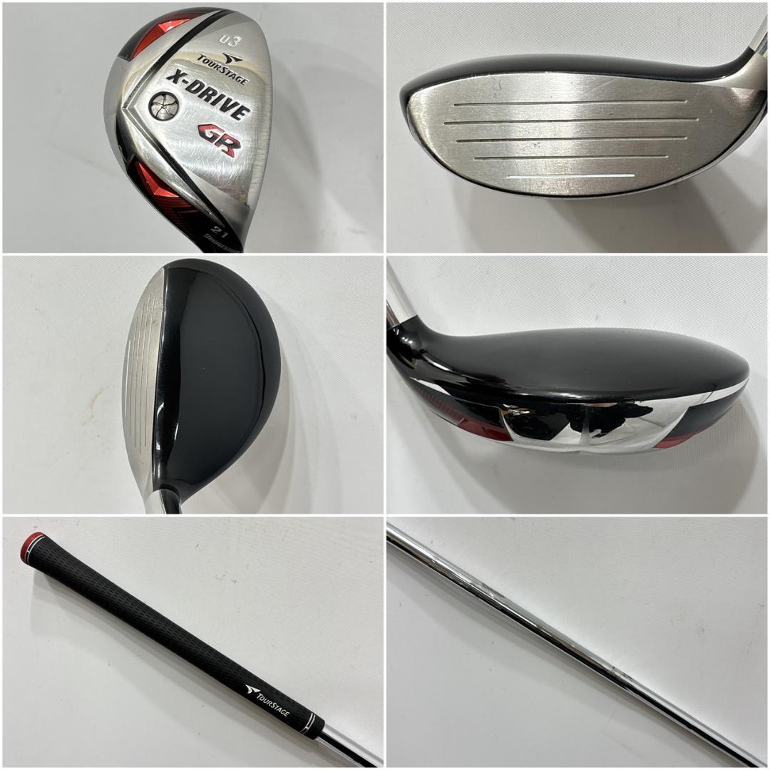 メンズ右利き初心者用　ツアーステージ　GR　ゴルフクラブセット　W-2690