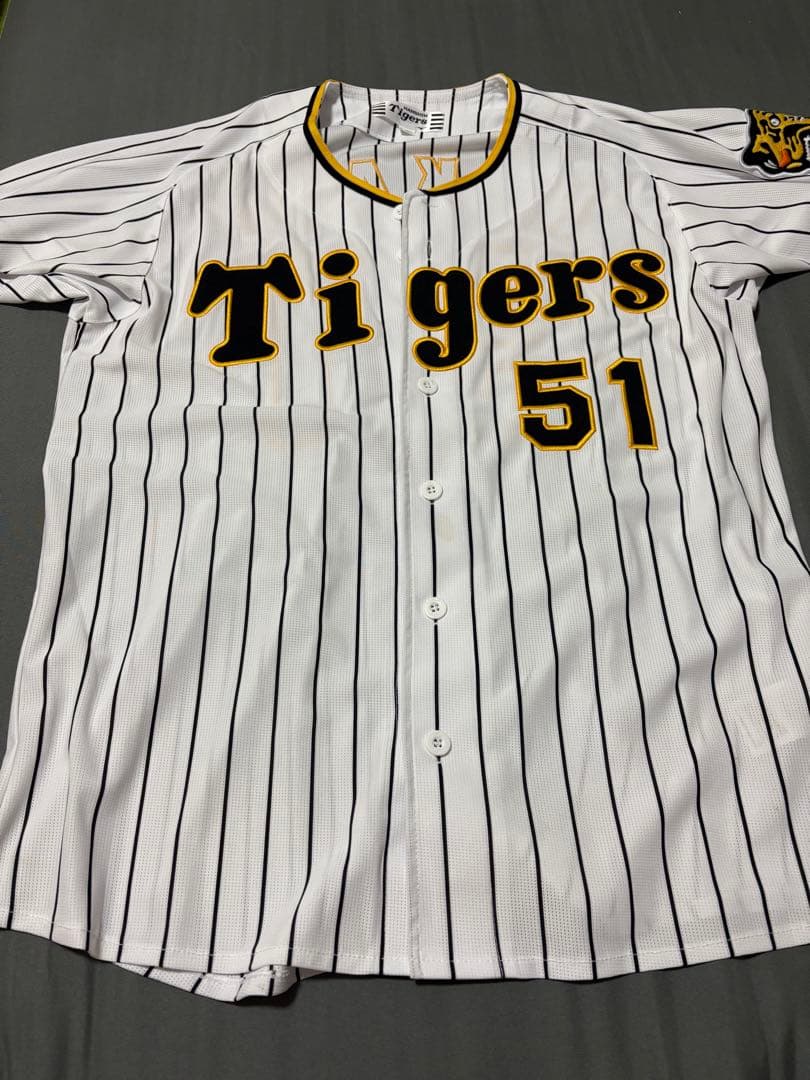 阪神タイガース 中野 51 ユニフォーム L 美品