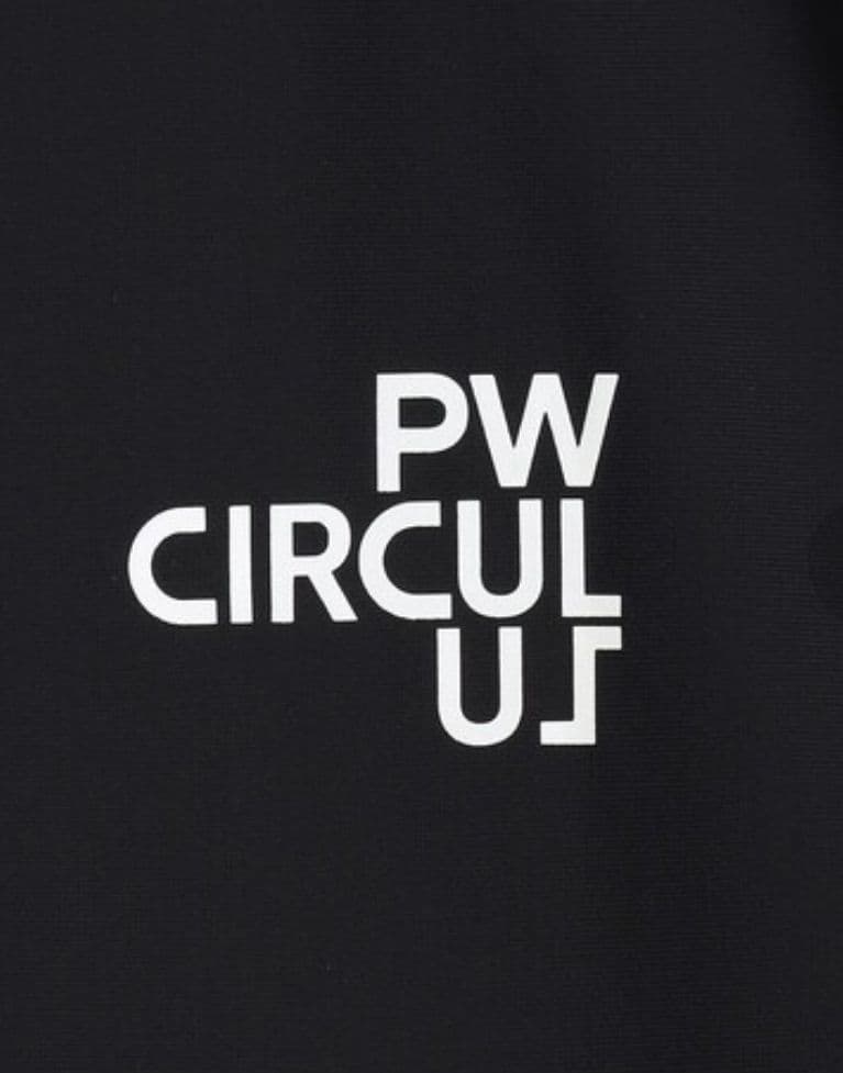 PW CIRCULU ブラックショートスリーブシャツ