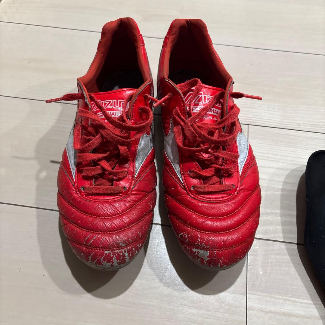 サッカー スパイク　ミズノ　モレリア2 Japan イグニションレッド 赤　限定