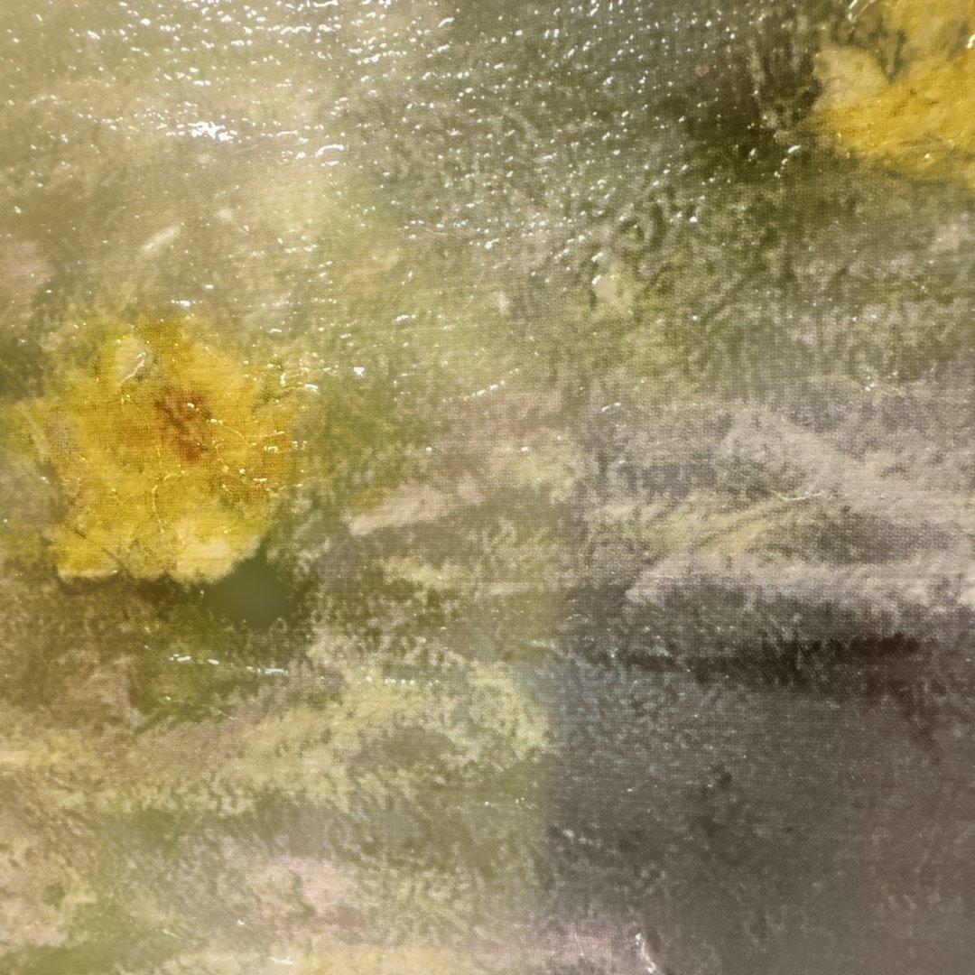 pink6　Claude Monet 睡蓮 油彩画 立体複製画
