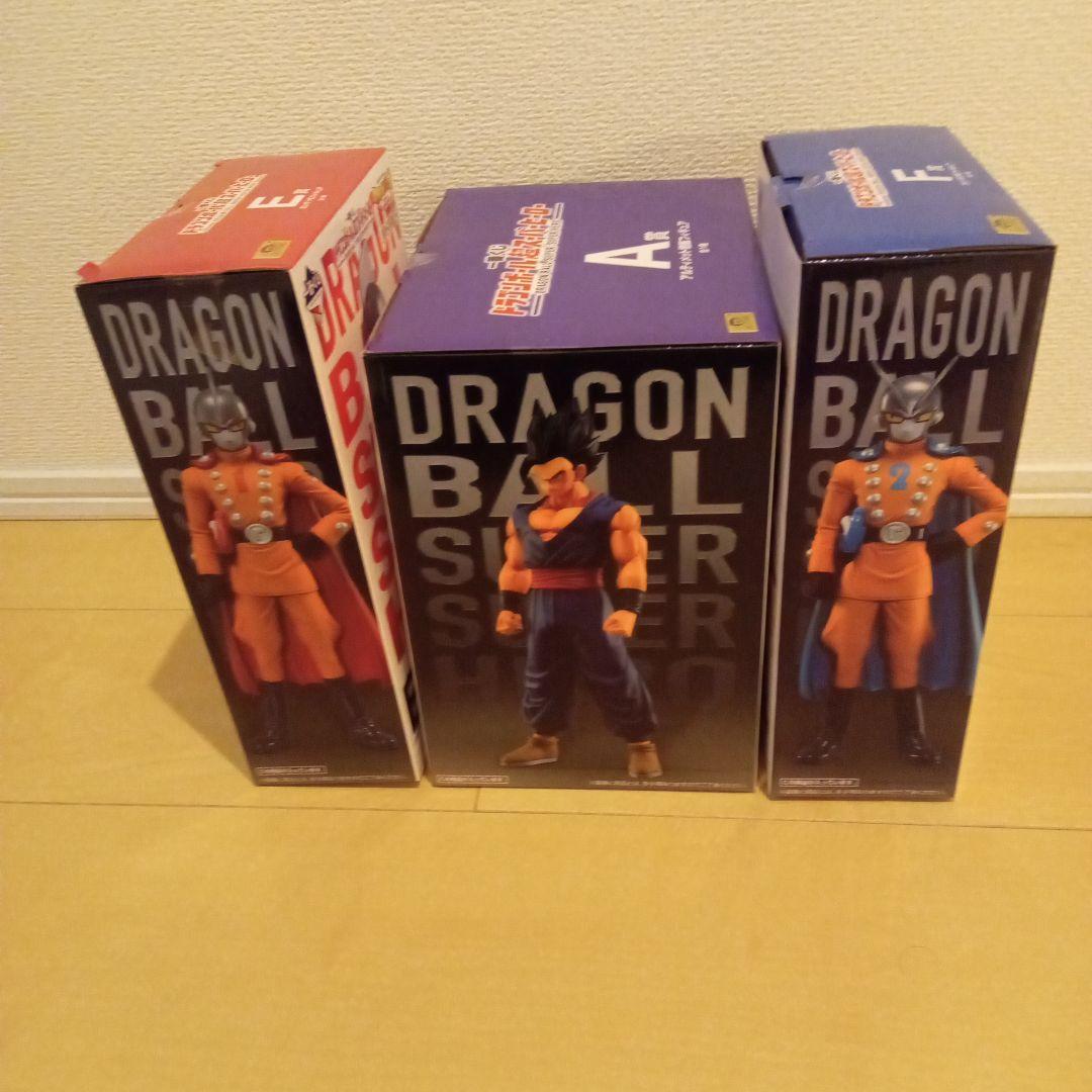 一番くじ　ドラゴンボール超スーパーヒーロー A賞悟飯、E、F賞ガンマ1.2号