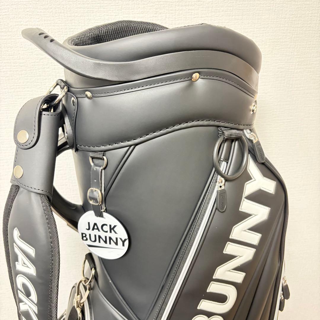 超人気 ジャックバニー マットブラック キャディバッグ 9型 即完売モデル 美品