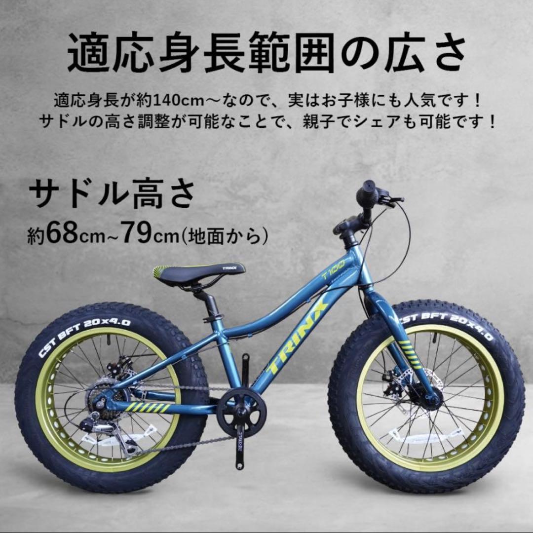 【SUN&SKY様★専用！】 TRINX T100 ファットバイク 20インチ