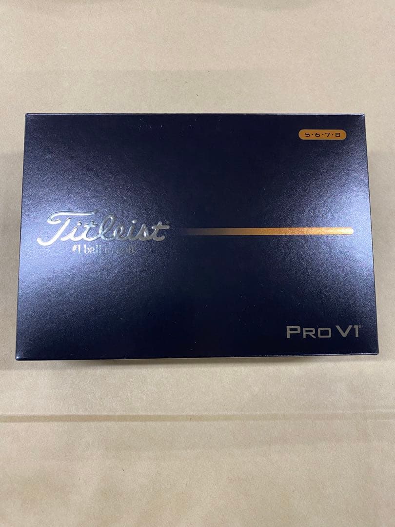新品未使用2025年タイトリストPRO V1 ハイN 1ダース12球日本仕様