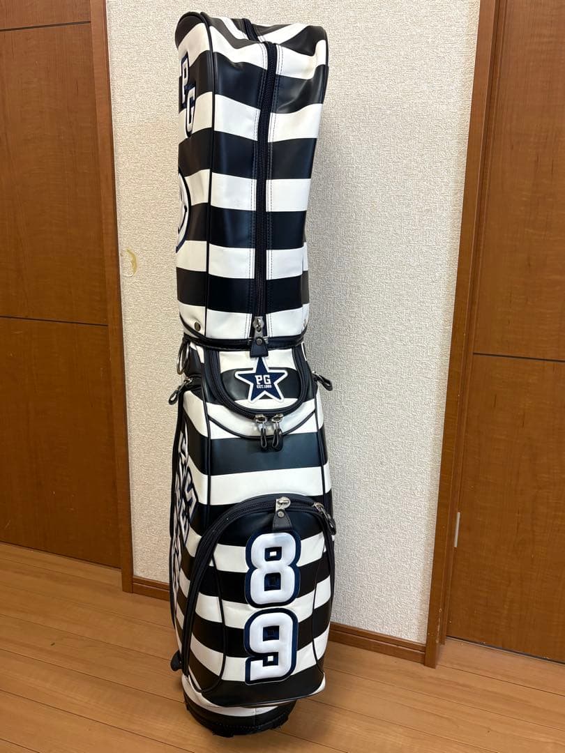 パーリーゲイツ　ストライプキャディーバック