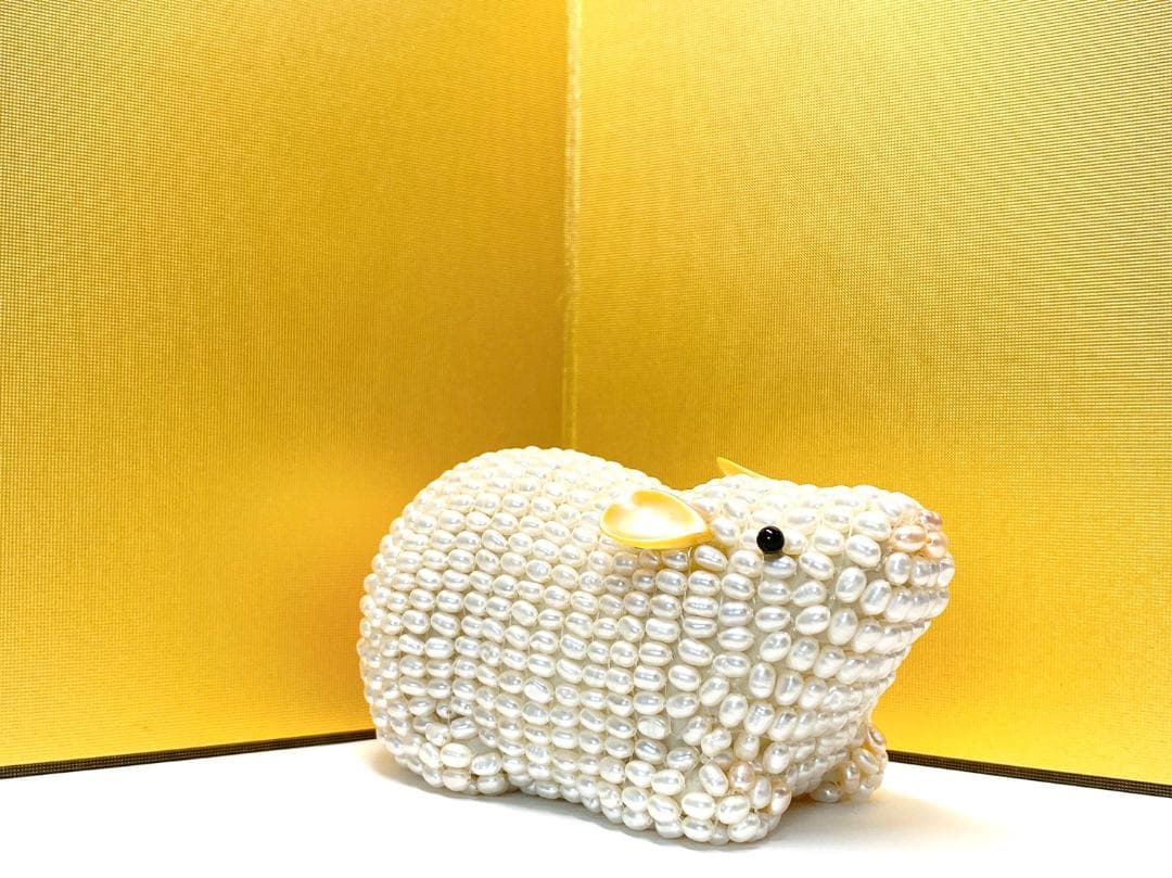 ネズミ　タンスイパール　置物