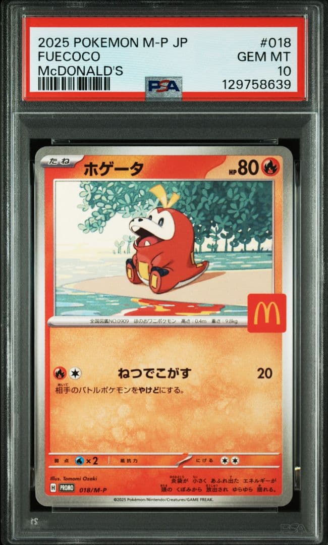 all psa10 マクドナルド プロモ 6連番 ピカチュウ等