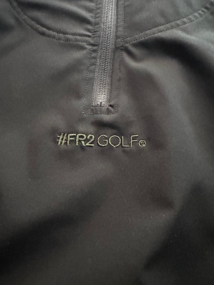 FR2 GOLF ハーフジップ ブラックジャケットSサイズ
