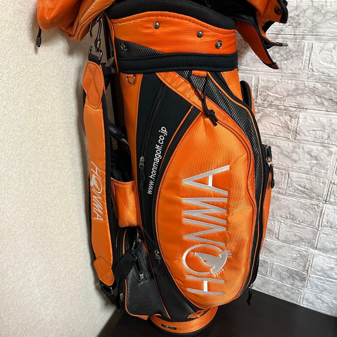 【匿名配送】HONMA キャディバッグ アイアンカバー セット売り オレンジ