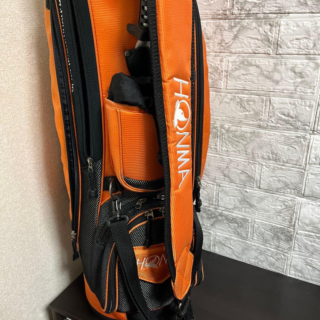 【匿名配送】HONMA キャディバッグ アイアンカバー セット売り オレンジ
