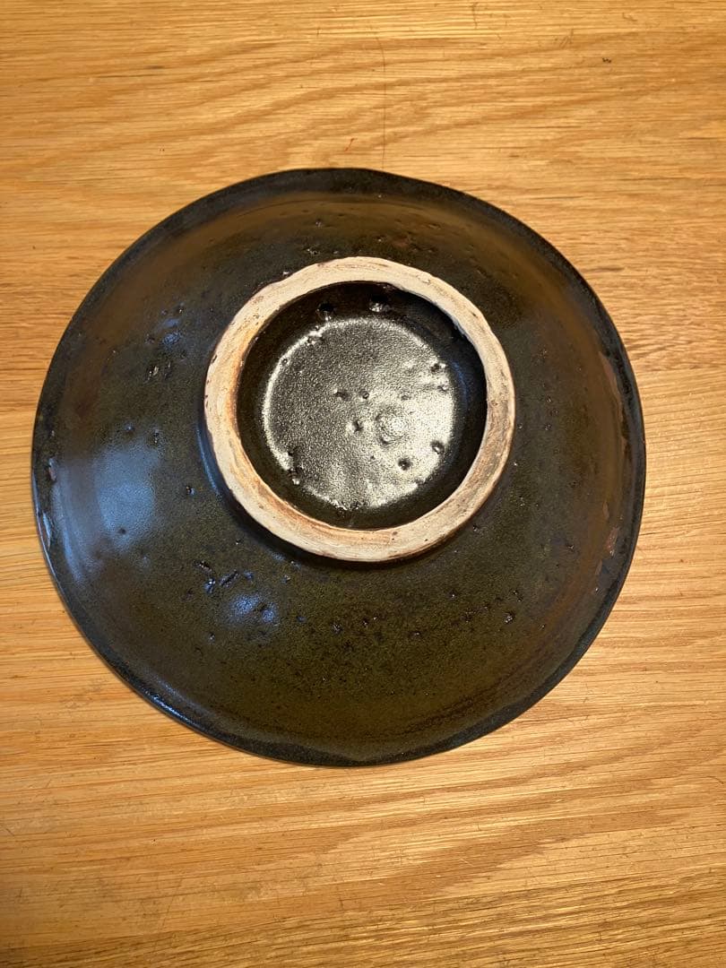 金城次郎　壺屋時代作　壷屋焼　線彫双魚紋禿皿 浅鉢 古民藝 桐箱付　民藝