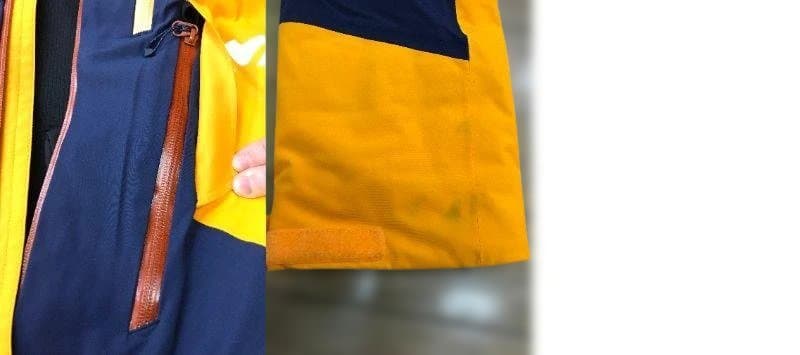 MILLET 中綿入りストレッチウエア上下セット　上/ＸＬ下/Ｌ 美品