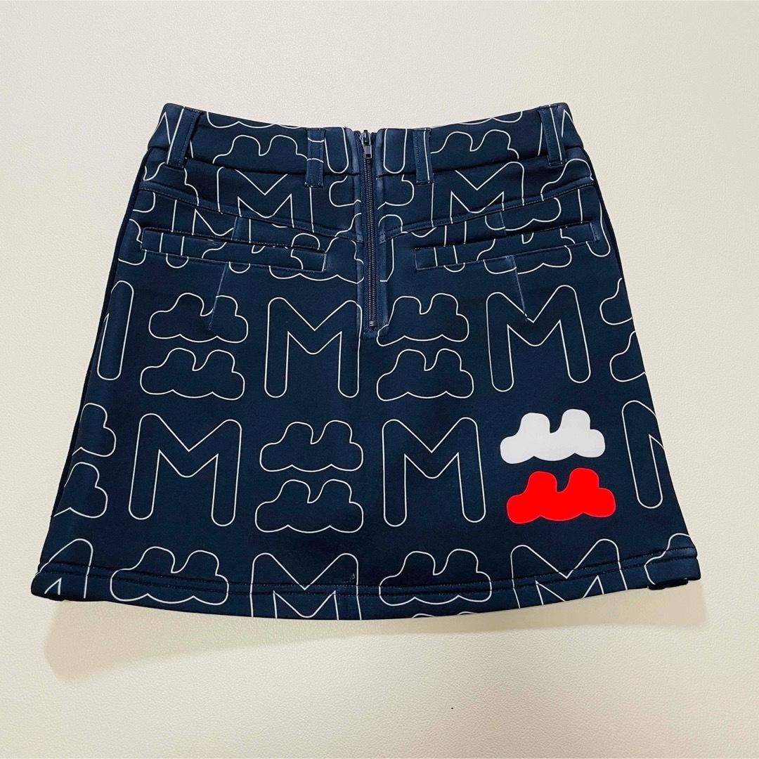 6777【美品】ムータマリン　ストレッチスカート　インナー付き　スウェット素材