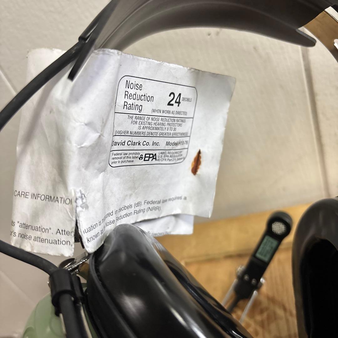 未使用品　米軍　実物　DAVID CLARK ヘッドセット H10-76