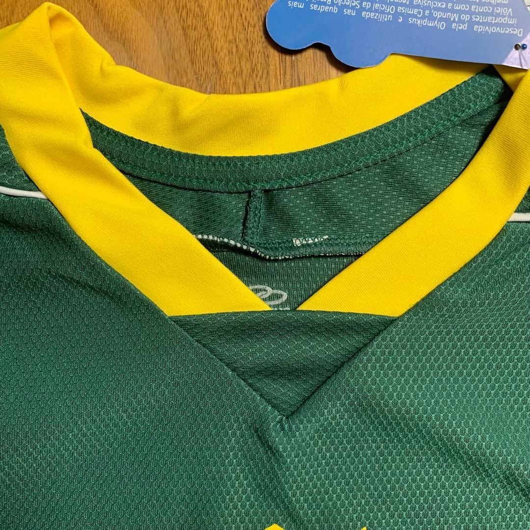 00s 未使用 タグ付 Olympikus バレーボール ブラジルゲームシャツ