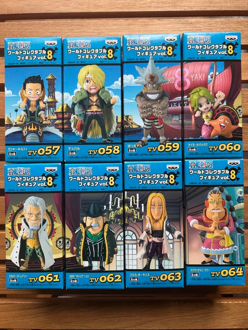 ワンピースワールドコレクタブルフィギュア　vol.8 全8種