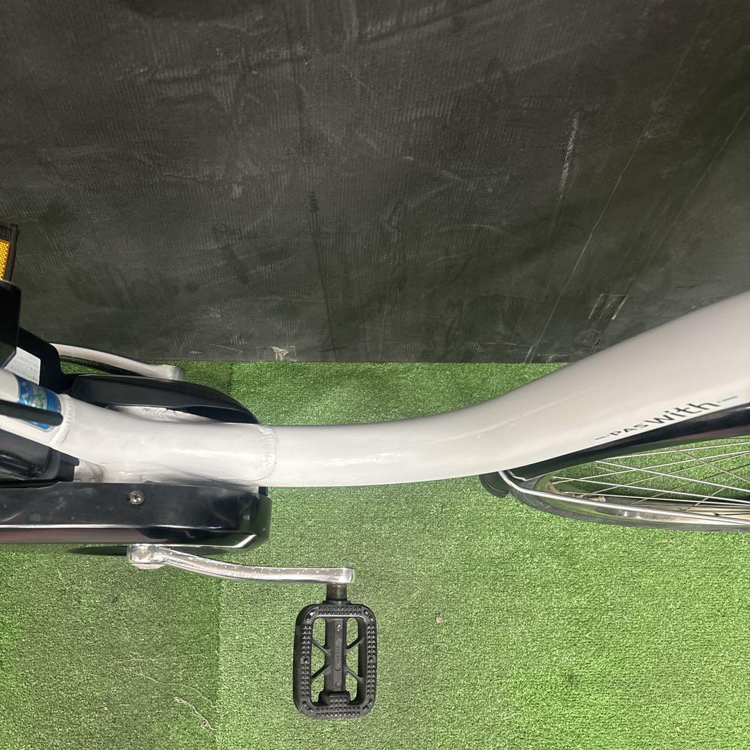 電動自転車 YAMAHA PAS with ホワイト　37★