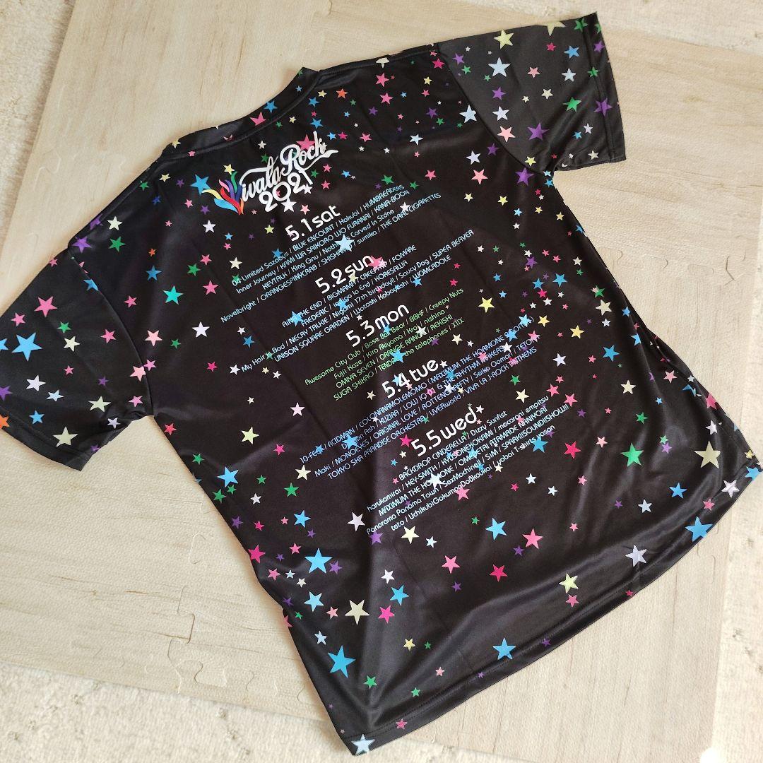 藤井風さん出演　ビバラロック 2021　Tシャツ　M 星　黒　フェス