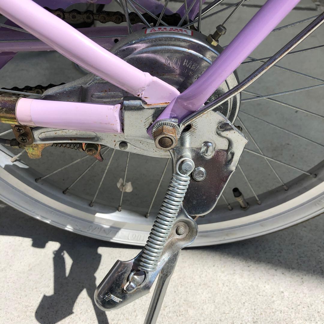 【引取のみ】ダイワサイクル　子供　自転車　20インチ　パープル