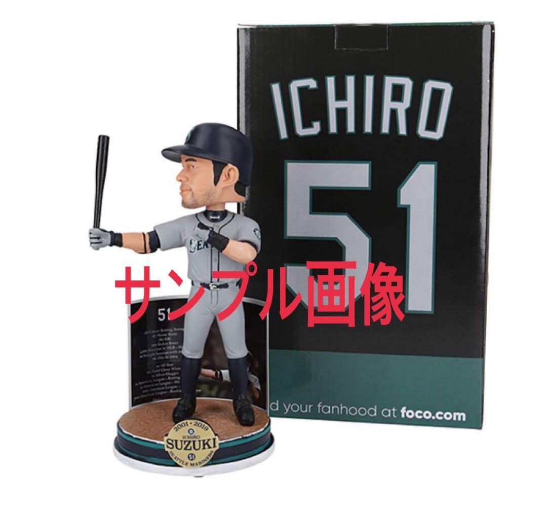 【新品未開封】イチロー MLB公式 限定ボブルヘッド 記念台座付✨殿堂入り記念‼️