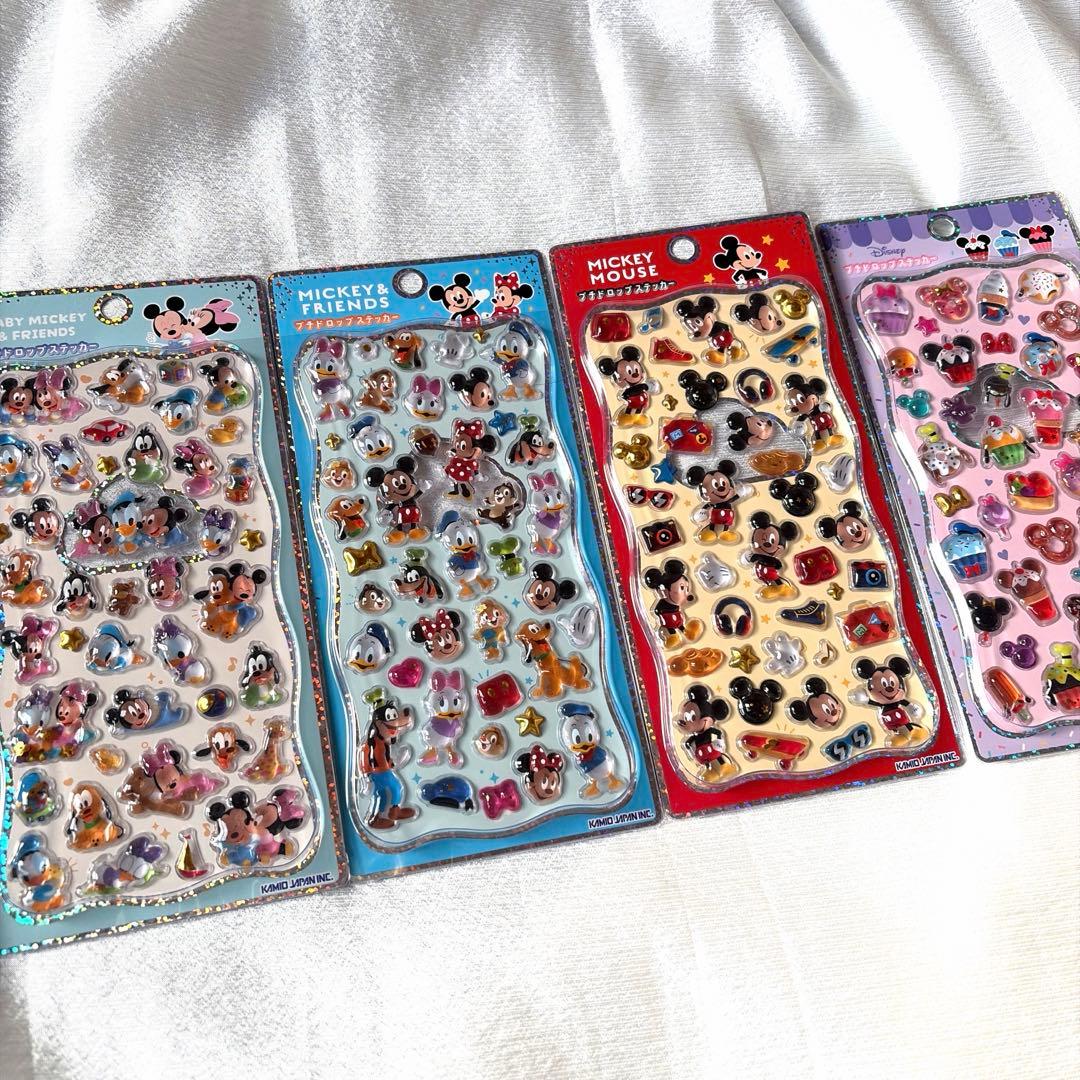 正規品 プチドロップステッカー ディズニー カミオジャパン8種類 レア商品